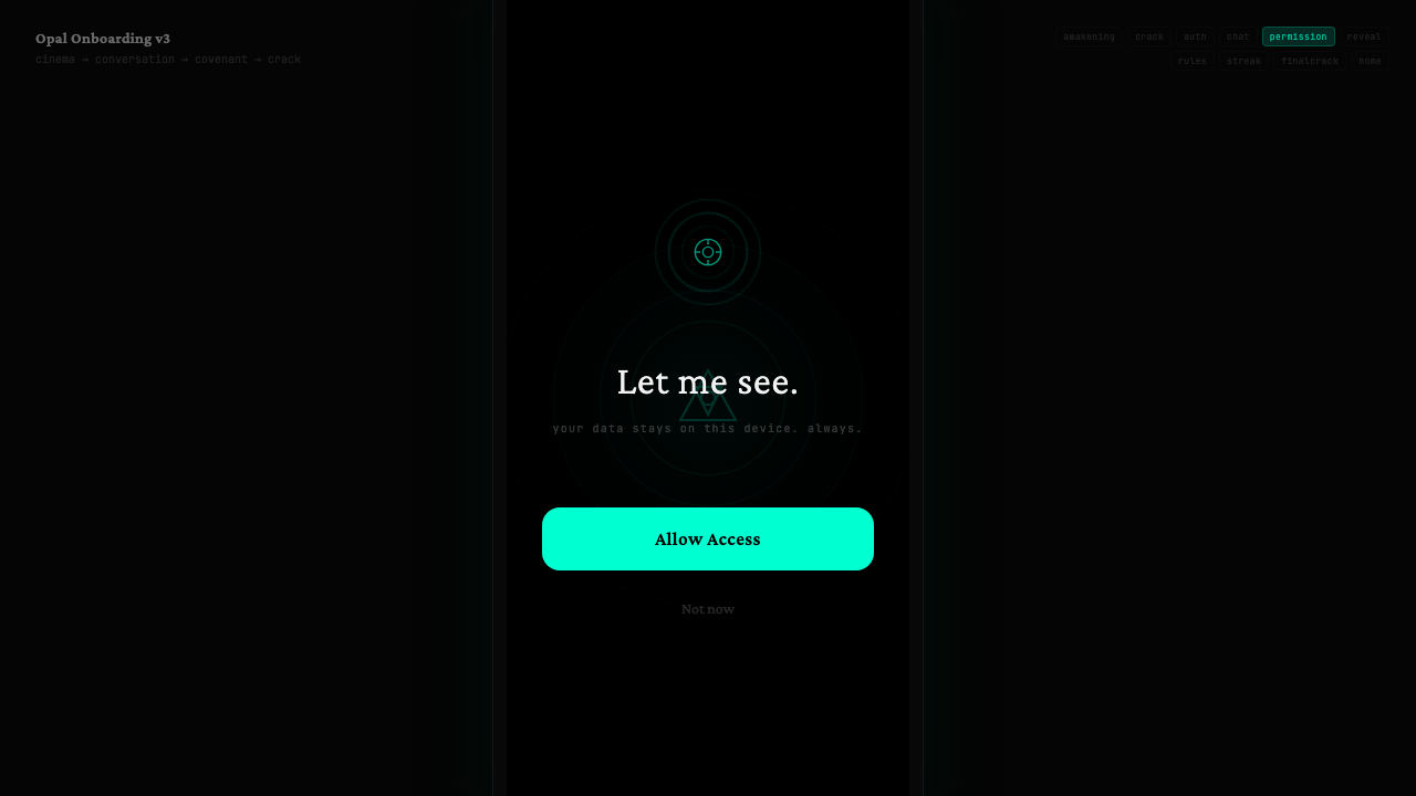 Onboarding — Permission ask