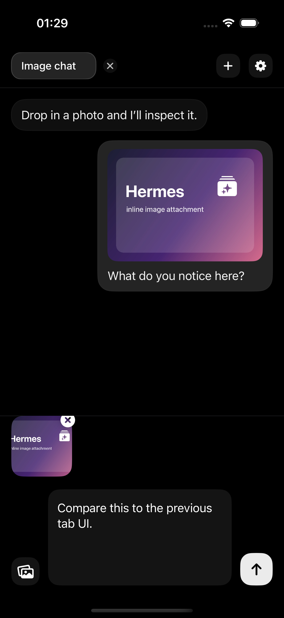 Hermes Tabs — Composer